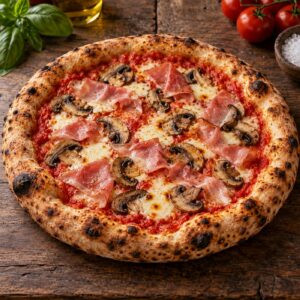 Pizza Prosciutto e Funghi